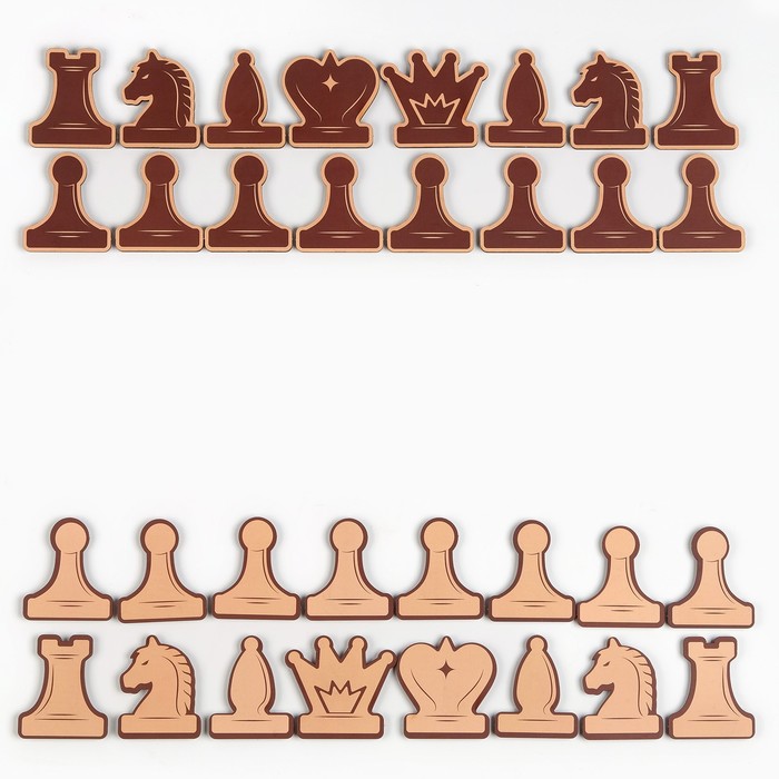 Набор магнитных фигур для демонстрационных шахмат 
