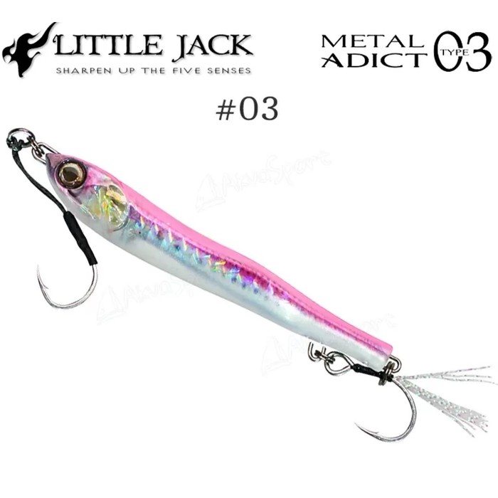 

Пилькер LITTLE JACK Metal Adict Type-03, 16 г, 05231_4158