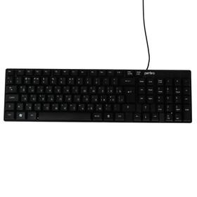 

Клавиатура Perfeo DOMINO, проводная, мембранная, 105 клавиш, USB, чёрная