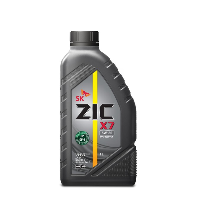 Масло моторное ZIC 5/30 X7 SP/ CF-6, синтетическое, 1 л масло моторное autobacs 5 40 synthetic синтетическое sp cf 1 л a00032431