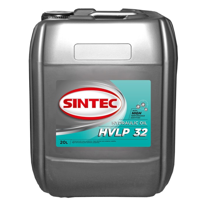 Масло гидравлическое Sintec 32 HVLP Hydraulic, 20 л масло гидравлическое sintec 32 hvlp hydraulic 180 кг
