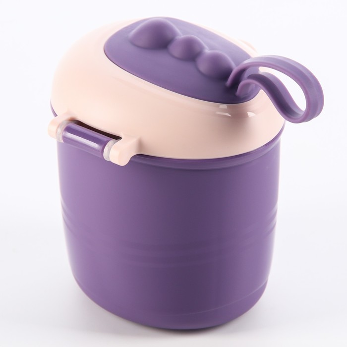 Контейнер для хранения детского питания, 440 мл=220 грамм смеси, фиолетовый