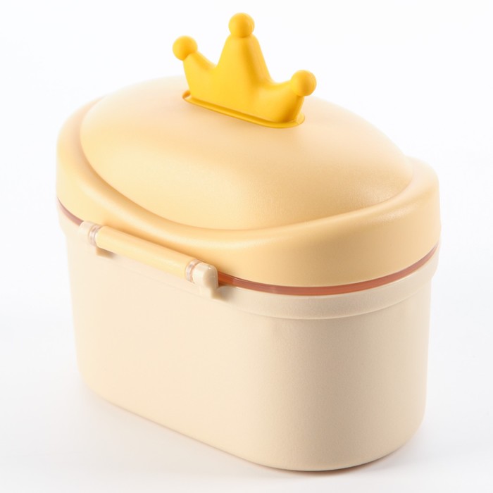 фото Контейнер для хранения детского питания «корона», 400 мл., малый, цвет желтый mum&baby