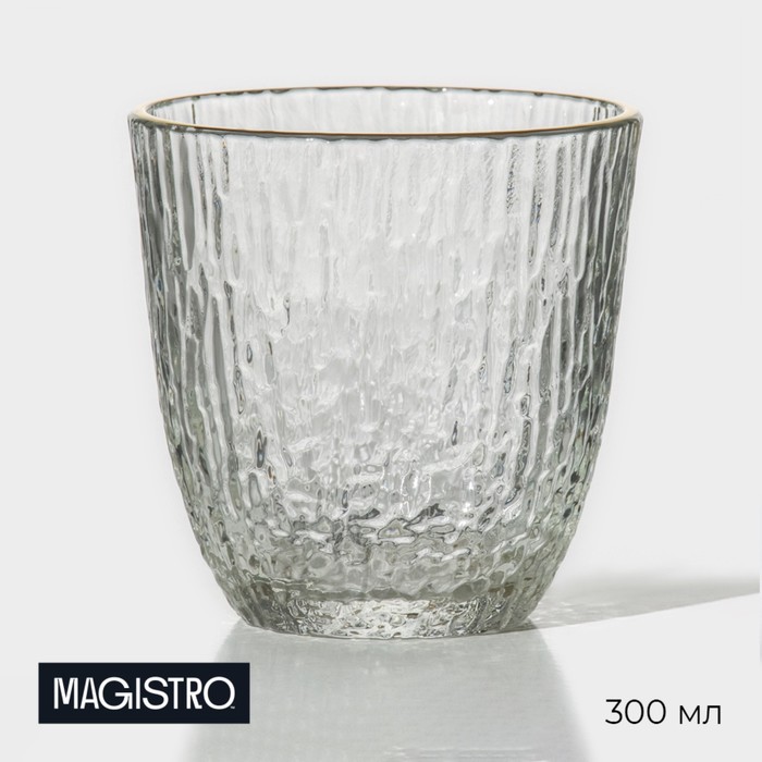 Стакан стеклянный Magistro «Фьюжн», 300 мл салатник стеклянный фьюжн 300 мл 16×5 см