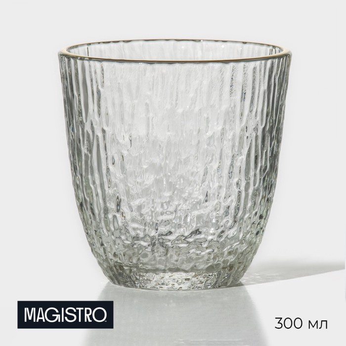 

Стакан стеклянный Magistro «Фьюжн», 300 мл