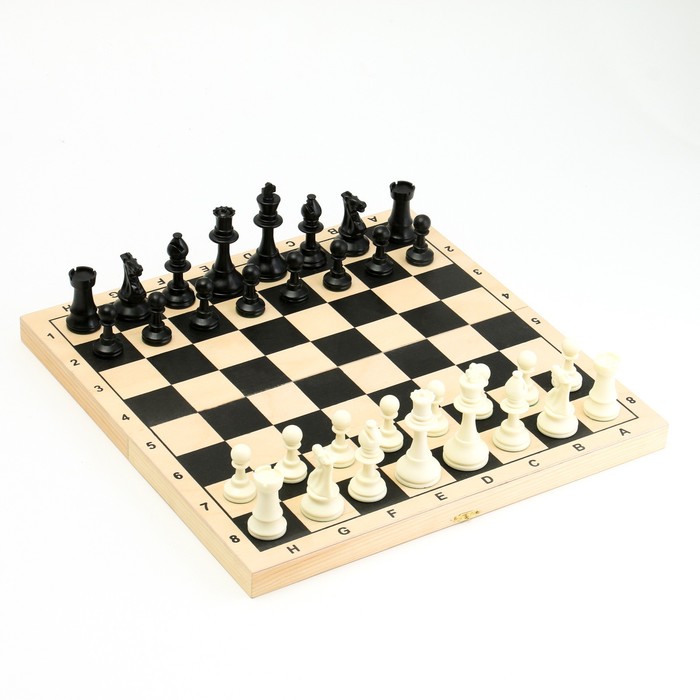 Турнирные шахматные фигуры Leap, 34 шт,  король h=9.5 см