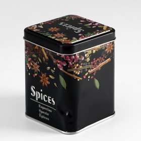 

УЦЕНКА Банка для сыпучих продуктов Dark, 10×7,5×7,5 см