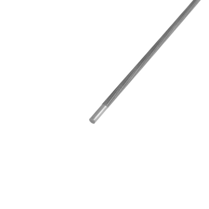 Напильник ТУНДРА, для цепей пил, круглый, У10, деревянная рукоятка, d=4 мм, №3, 150 мм