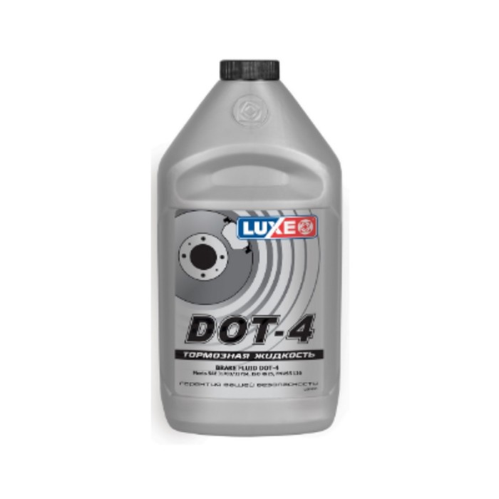 Жидкость тормозная Luxe Dot-4, 910 г тормозная жидкость лукойл дот 4 0 910 кг 1338295