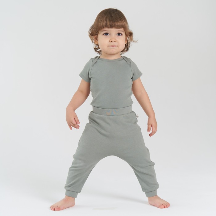 Боди для мальчика, цвет хаки, рост 86 см