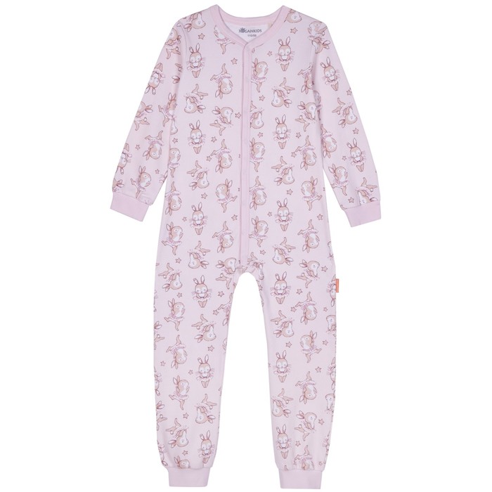 

Комбинезон для сна для девочки, цвет пудровый, рост 104 см