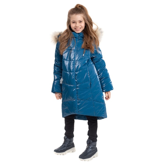 цена Пальто для девочки, рост 116 см