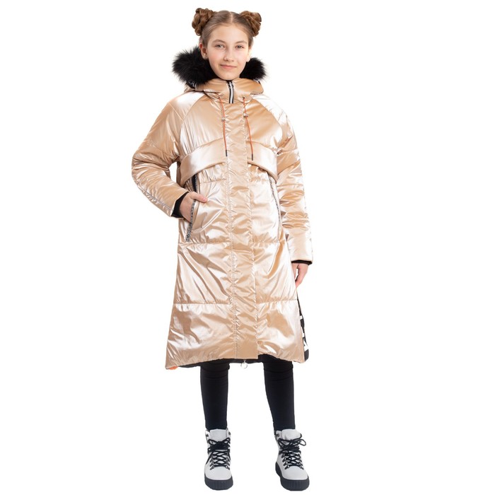 Пальто для девочки, рост 158 см пальто зимнее для девочки калиста рост 158 см цвет кофе