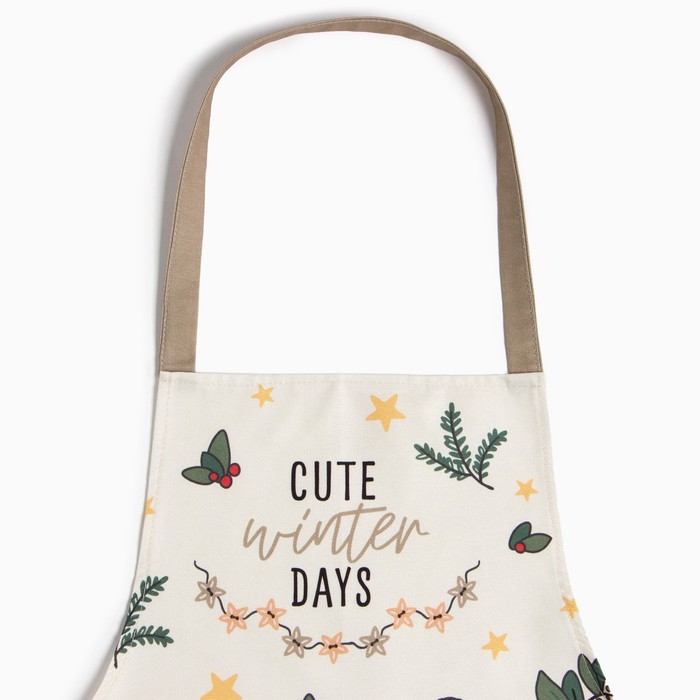 

Фартук Этель Cute day 70х60 см см, 100% хл, саржа 190 гр/м2