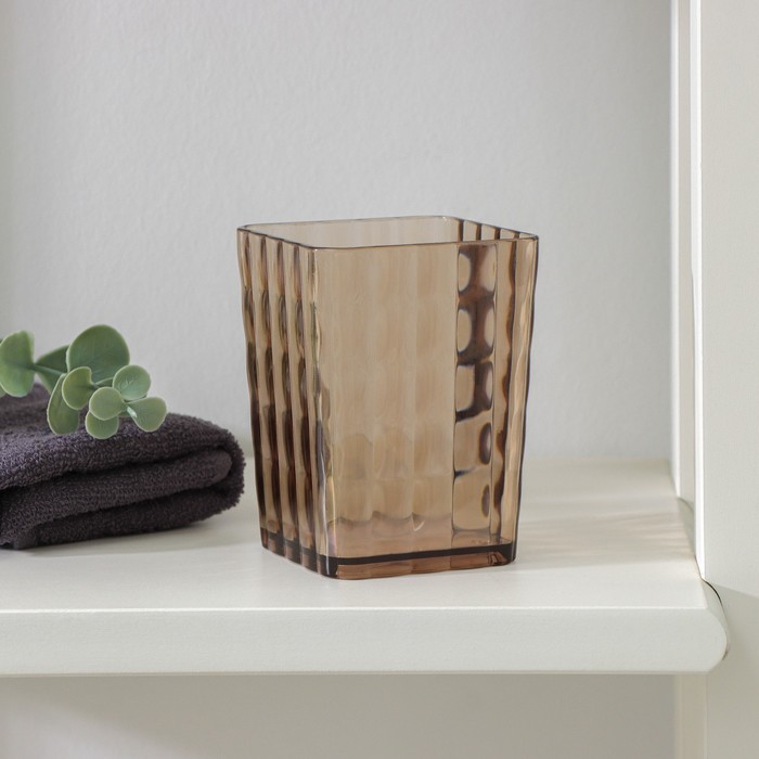 

Стакан для зубных щёток «Кристалл», цвет дымчатый