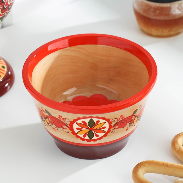 

Чашка,борецкая роспись,13х8 см