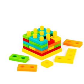 Развивающая игрушка "3D пазл" №1, 23 элемента 93646