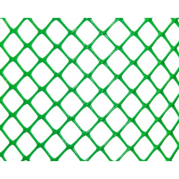 Сетка садовая, 1.6 × 10 м, ячейка 18 × 18 мм, цвет зелёный