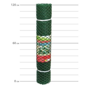 

Сетка садовая, 1.2 × 20 м, ячейка ромб 35 × 35 мм, цвет хаки