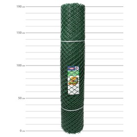 

Сетка садовая, 1.9 × 20 м, ячейка ромб 55 × 58 мм, цвет зелёный