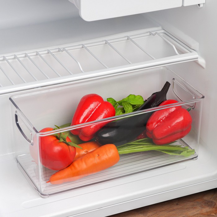 фото Органайзер для холодильника 31,2х15,2х12,7см berkana, цвет прозрачный berossi