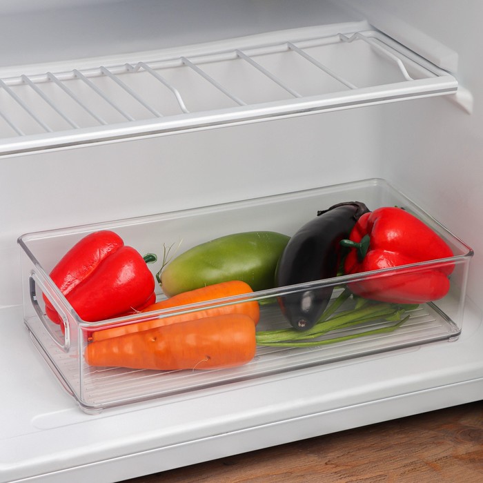 фото Органайзер для холодильника 31,2х15,2х7,5см berkana, цвет прозрачный berossi