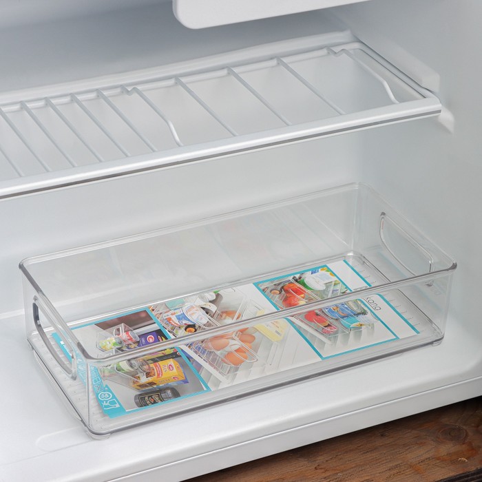 Органайзер для холодильника 31,2х15,2х7,5см Berkana, цвет прозрачный