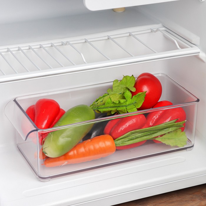 фото Органайзер для холодильника 32,9х14,3х10,2см mannaz, цвет прозрачный berossi