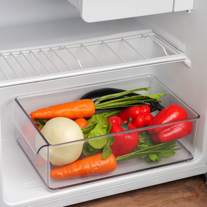 фото Органайзер для холодильника 32,9х20,3х10,2см mannaz, цвет прозрачный berossi
