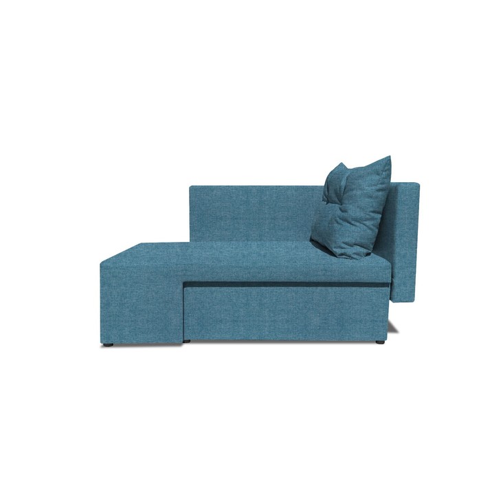 фото Детский диван «лежебока», еврокнижка, рогожка, цвет savana plus blue