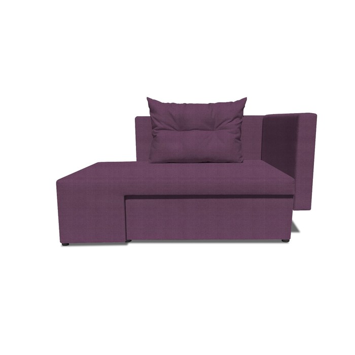 Детский диван «Лежебока», еврокнижка, велюр, цвет shaggy plum