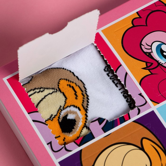 

Подарочный набор носков адвент, 6 пар My little Pony, HASBRO, 16-18 см