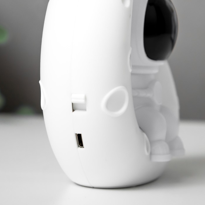 Настольная лампа "Астронавт на луне" LED 3Вт USB АКБ белый 13х5х26 см 7697693