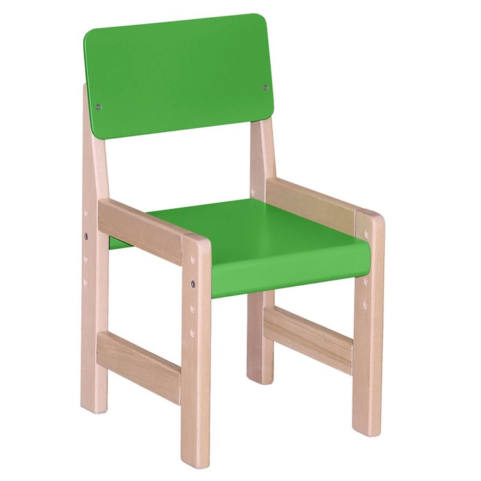 Стул регулируемый береза «Василек», цвет зелёный лак стул фолио зелёный