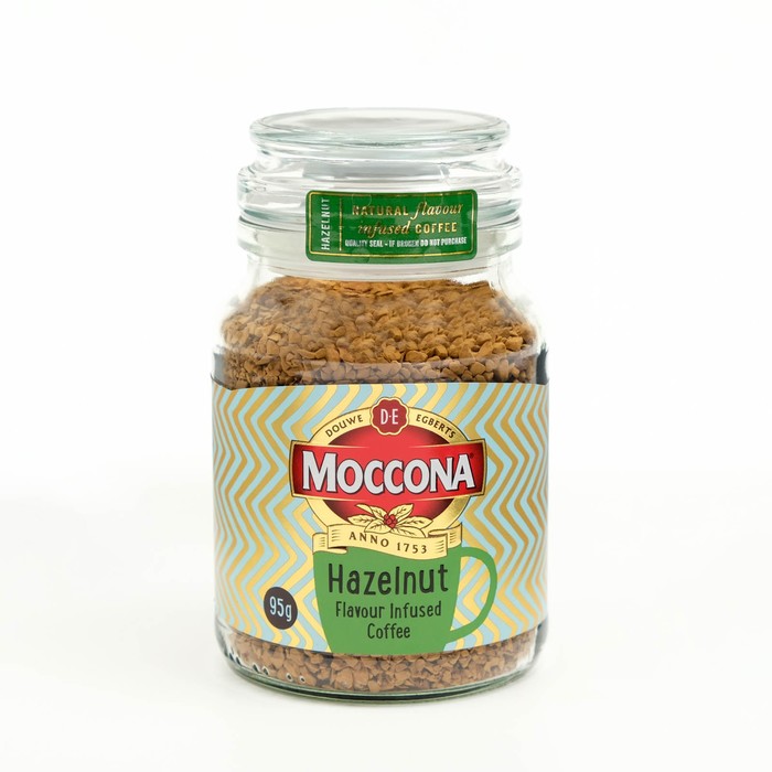 Кофе Moccona растворимый с ароматом лесного ореха ст/б, 95 г