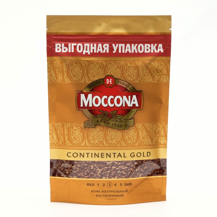 Кофе Moccona Cont Gold растворимый, 75 г