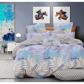 

Постельное бельё 2 сп с простынёй на резинке, размер 160x200x20 см, 175x215 см, 70x70 см - 2 шт