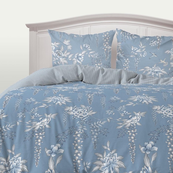 КПБ 1.5 сп «Французские луга», размер 220x150 см, 215x145 см, 70x70 см 2 шт