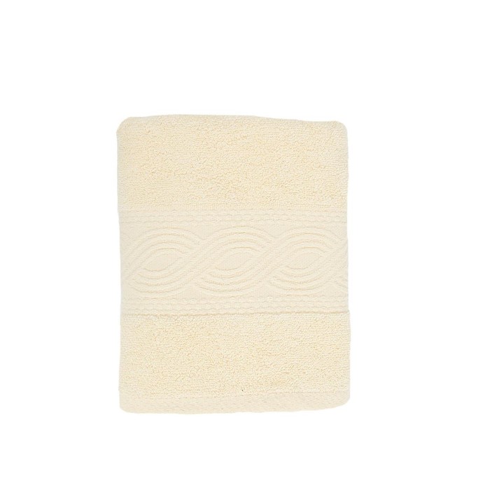 Полотенце махровое «Анкона», размер 50х90 см, цвет молочный