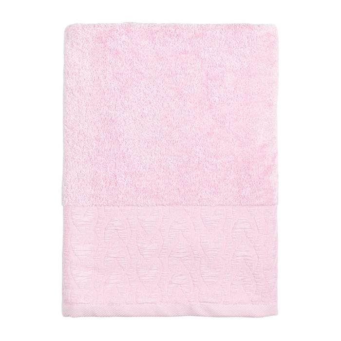 Полотенце махровое «Аморе», размер 50х90 см, цвет розовый
