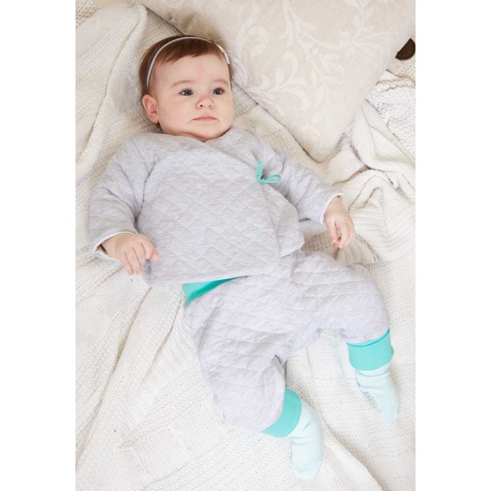 Комплект одежды для новорожденного «Имото», рост 68, цвет серый