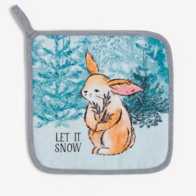 

Прихватка «Let it snow» 19х19 см, саржа, 100% х/л, ватин 250 г/м2