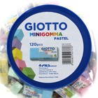Ластик Giotto, пастельные цвета, в инд. карт. рубашке, в банке МИКС - Фото 2