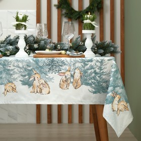 

Набор столовый Этель Winter mood Скатерть новогодняя 150х220+/-2 см с ГМВО, салф. 40х40 см - 12 шт