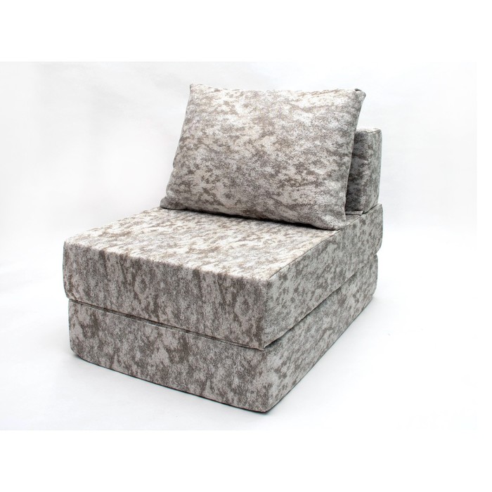 фото Кресло-кровать «окта», размер 75x100x75 см, рогожка, серый эвра wowpuff