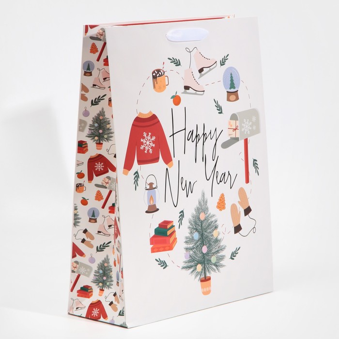 

Пакет ламинированный вертикальный «Зимняя канитель», L 31 × 40 × 11,5 см