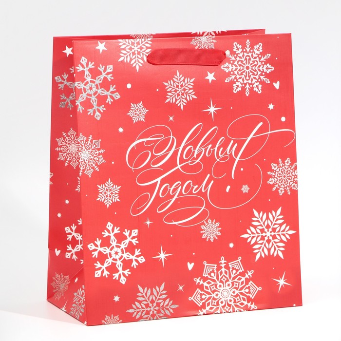 Пакет ламинированный вертикальный «Снегопад», ML 23 × 27 × 11,5 см пакет ламинированный вертикальный новогодний подарок ml 27 × 23 × 11 5 см