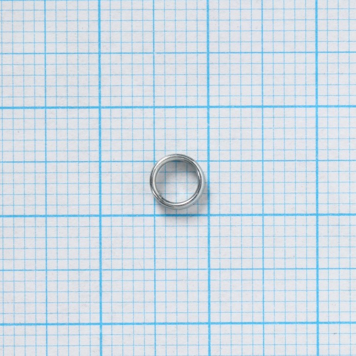Кольцо заводное, диаметр 5 мм, тест 9 кг, 20 шт.