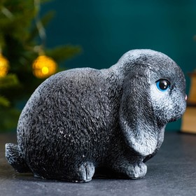 

Копилка "Зайчонок" черный, 10см