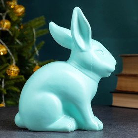 

Копилка "Зайчик гладкий" мятный, 19см